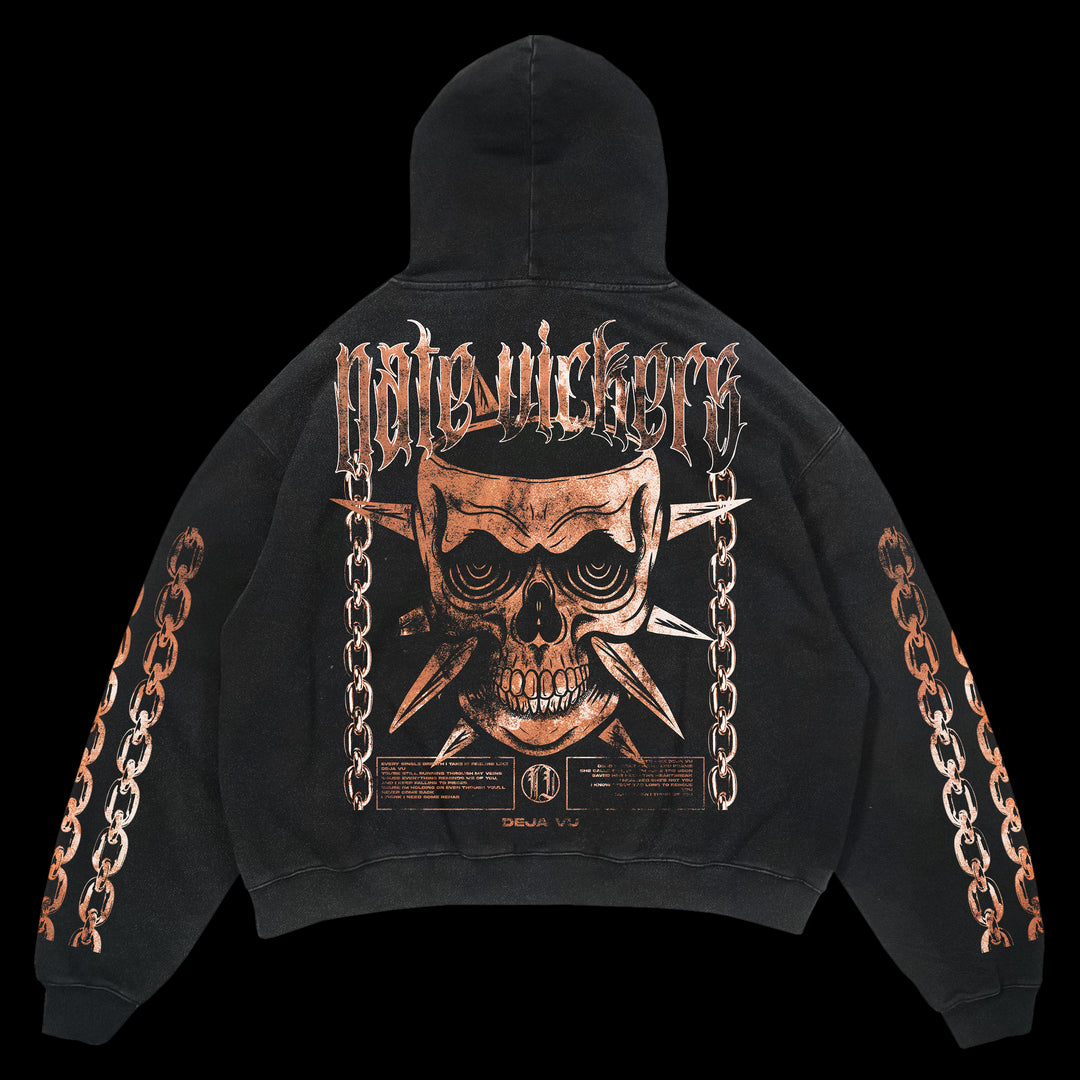 "Deja Vu" Skull Hoodie